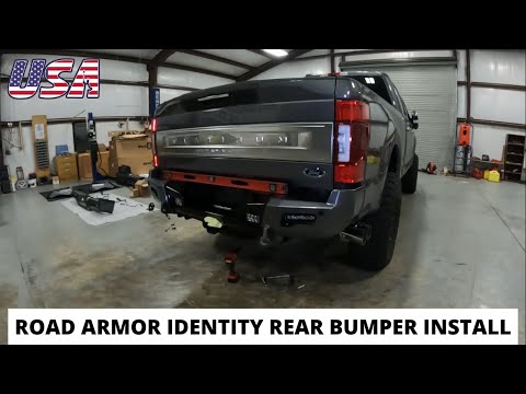 2022 F250 Road Armor Identity Rear Bumper Install