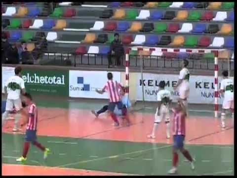 REMONTADA Y EMPATE DEL ELCHE CF SALA ANTE EL XALOC ALICANTE (3-3)