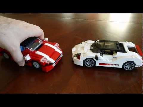[HD] LEGO Creator Comparison:  31006 "Highway Speedster" v. 5867 "Super Speedster"