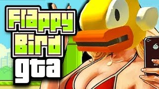 FLAPPY BIRD Meets GTA 4! (Grand Theft Auto IV Mod)