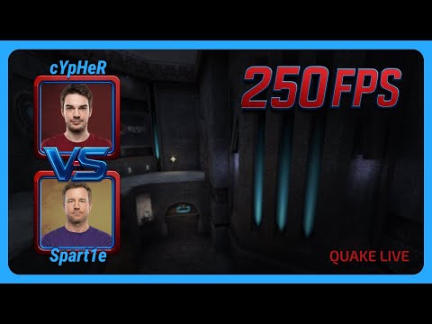 Spart1e vs cYpHeR | 250FPS Quake Season 4 | BO3 | Quake Live