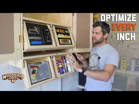 Unlocking Extra Storage - Optimizing Every Inch Of My Small Workshop!