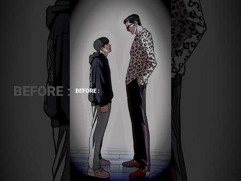 Daniel height ✨ before and after gun's training 🔥 #lookism #shorts