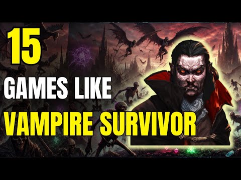 TOP 15 Best like Vampire survivors Roguelike Games | 2024 edition