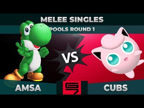 aMSa vs Cubs - Melee Singles: Pools R1 Winners Quarterfinal - Genesis 7 | Yoshi vs Puff