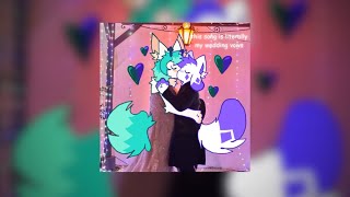 Cover art for kittydog - my wedding vows (bandlab draft) [daycore + reverb] 💜🩵💒