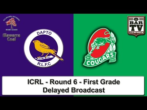 2105 ICRL - Round 6 - Delayed broadcast - First grade - Dapto v Corrimal