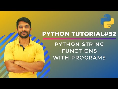 Learn Python String Functions In Hindi - Mind Luster