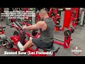 Seated Row (Lat Focused)