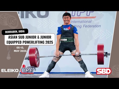 Men  53kg - 66kg -  SJr & Jr - Asian Sub Junior & Junior Equipped Powerlifting Championship 2025