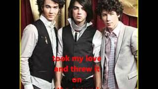 jonas brothers -one man show (LYRICS)