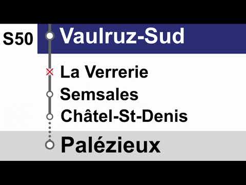 annonces TPF » S50 Valruz-Sud sans ârret jusqu'à Semsales | SLBahnen