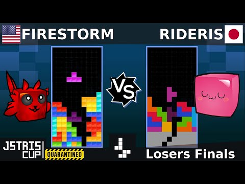 Jstris Cup Quarantined - FireStorm Vs. Rideris - Losers Finals