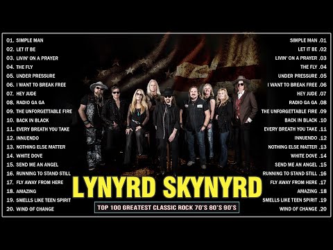 Lynyrd Skynyrd Greatest Hits Full Album  Lynyrd Skynyrd Best Songs  Best Classic Rock Songs Playlist