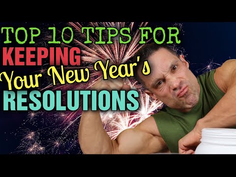 HOW TO complete your NEW YEARS RESOLUTION Weight Loss Goals! 10 Tips You MUST Follow!
