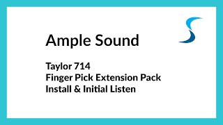 Video thumbnail for Ample Sound - Taylor 714 Finger Pick Extension Install & Listen by TDCatTech