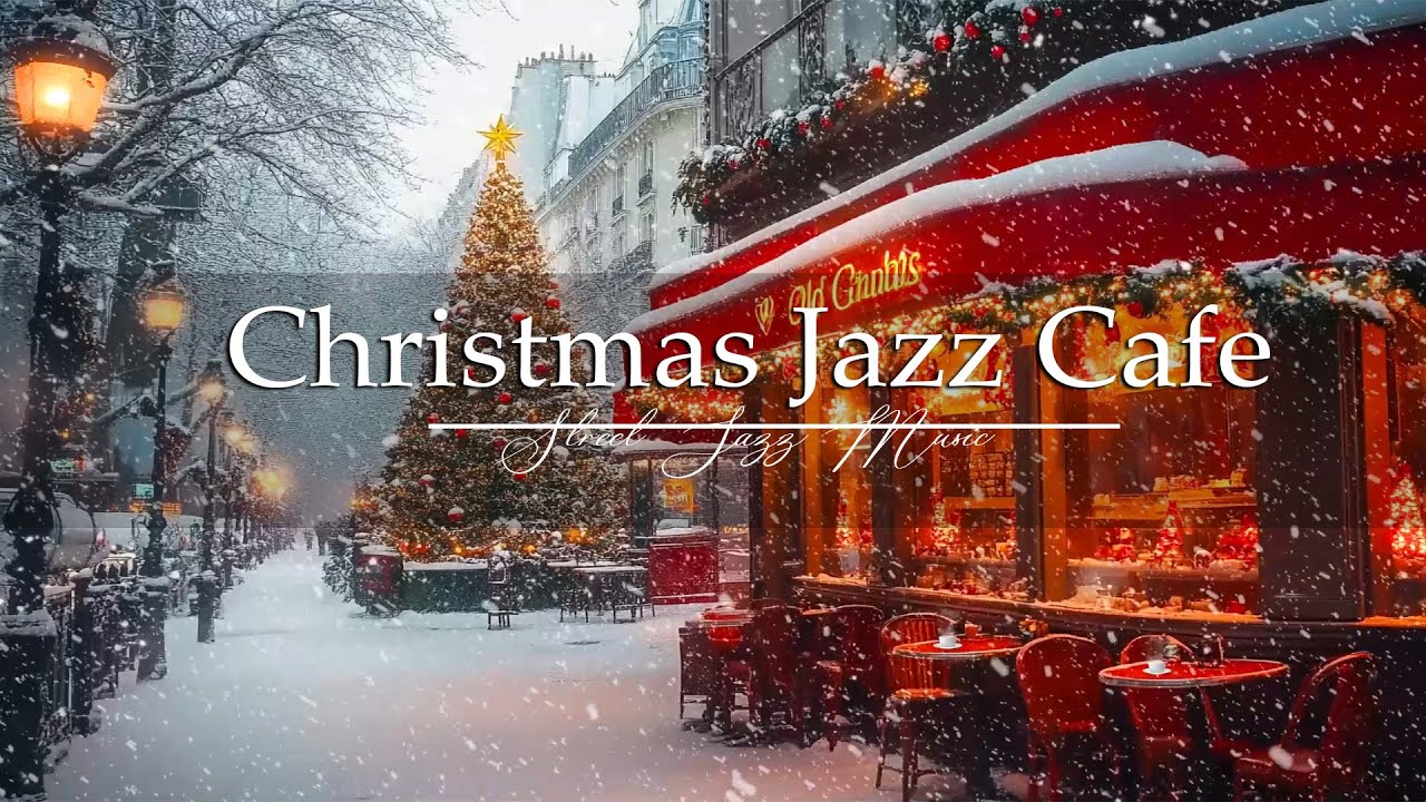 Winter Jazz Christmas ❄️ Cozy Piano & Snowfall Sounds for a Peaceful Holiday Escape 2025