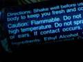 Caution: Flammable