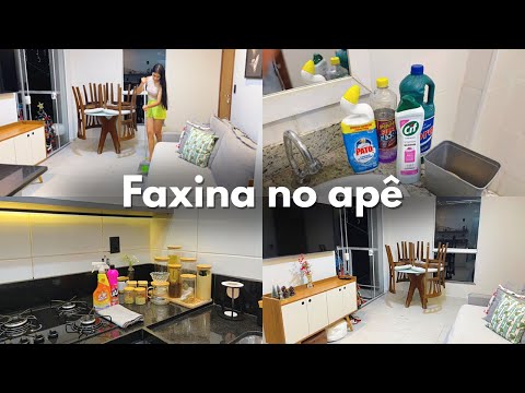 FAXINA COMPLETA, limpeza e organização do Apê 🧼✨