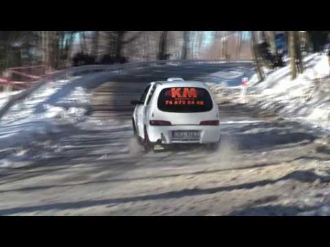 Walimska Zimówka 2017 - Daniel Markiewicz / Mateusz Wełyczko - Fiat Seicento