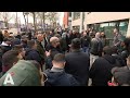 Taxichauffeurs protesteren bij Uber