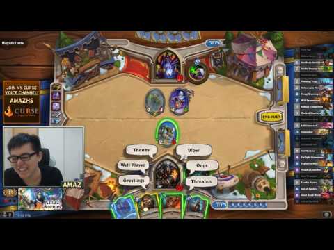 Amaz's opponent learns not to summon Millhouse Manastorm