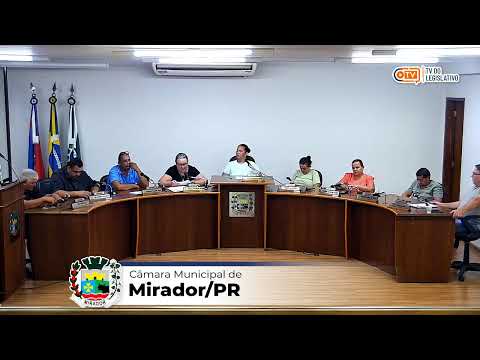 19ª SESSÃO EXTRAORDINARIA DA CAMARA MUNICIPAL DE MIRADOR-PR REALIZADA DIA 13-04-2026