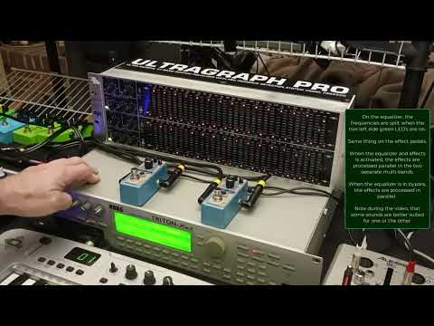 Frequency Splitting Signal to Separate Audio Effects: Effects and Keyboards