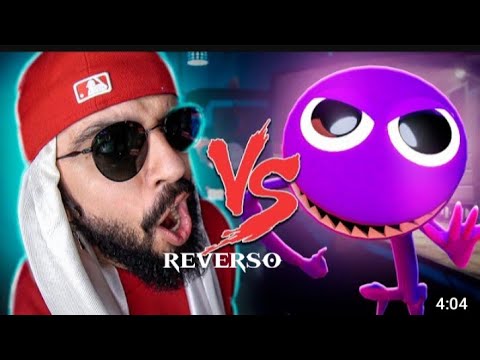 Reverso: Roxo do Roblox (Rainbow Friends) vs, Mussoumano - batalha com games