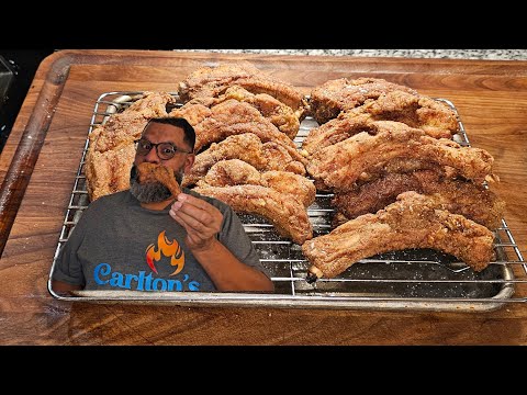 How To Make Amazing Baby Back Ribs! DEEP FRIED! #babybackribs #ribs #deepfried