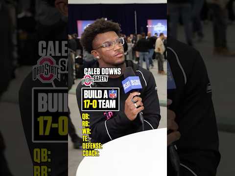 Did Caleb Downs build a 17-0 team? 👀 #nfl