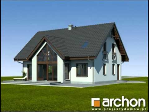 Dom w melisie. Projekty domów ARCHON+, www.archon.pl