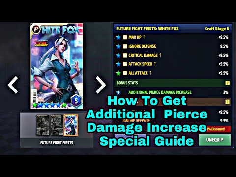 How To Get Additional Pierce Damage On Card - Marvel Future Fight
