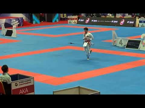 KWOK HO HIM (HONG KONG) Kata Anan. Junior Kata R3-G1. World Karate Championship Turkey, Konya 2022.