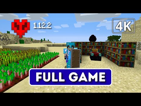 MINECRAFT 1.12.2 HARDCORE | Full Game Walkthrough | 4K 60FPS | No Commentary