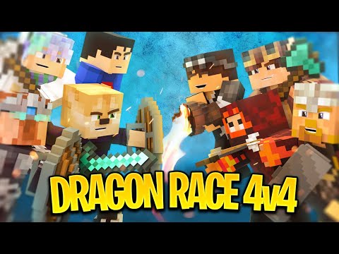 Nexe Mandzio Zaha Diabeu vs EKIPA EWRONA (Minecraft Dragon Race)