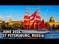 Unbelievable Beautiful ST PETERSBURG Russia June 2026 4K