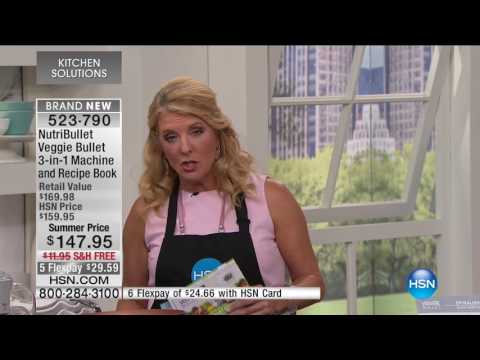 HSN | Kitchen Solutions featuring Veggie Bullet Premiere 05.08.2017 - 11 PM
