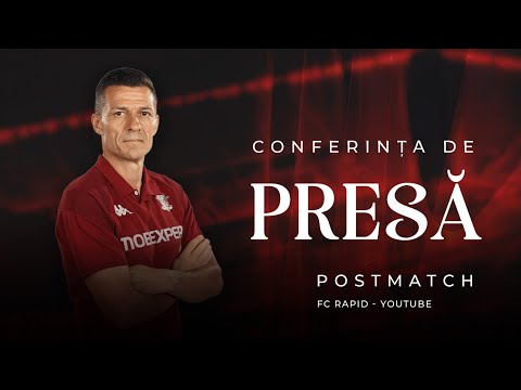 🎥 Constantin Gâlcă, after UTA - RAPID 1-2 🎙️ #PRESSCONFERENCE