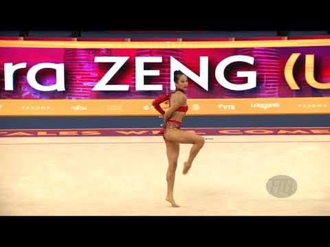 ZENG Laura (USA) - 2019 Rhythmic Worlds, Baku (AZE) - Qualifications Clubs