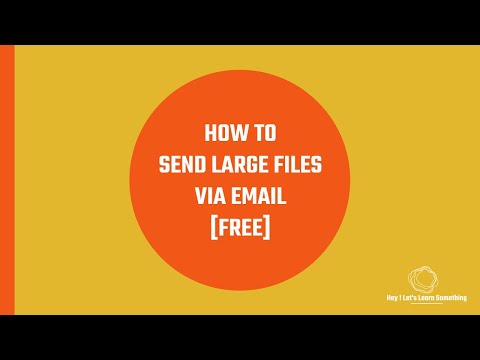 How to send large files via Gmail (Without google...