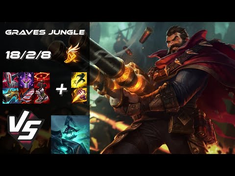 JUNGLE Graves vs Hecarim - NA Challenger Patch 14.15