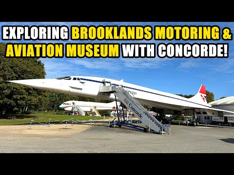 A visit to Brooklands Museum | Concorde G-BBDG, aviation heritage, motoring history, Buses & more!