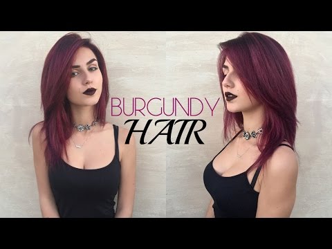DYEING MY HAIR BURGUNDY | Red Maroon Hair | Stella