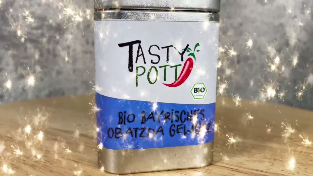 Tasty Pott Bio Bayrisches Obatzda Gewürz Gewürzmischung 250g Nachfüllbeutel