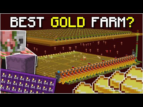 Best Gold Farm in Minecraft? - Minecraft Java Edition Gold Farm Tutorial