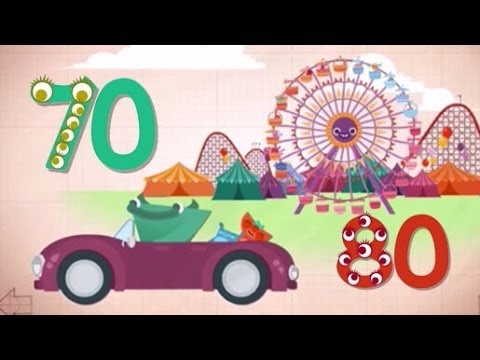 Endless numbers - Learn number 80 to 70