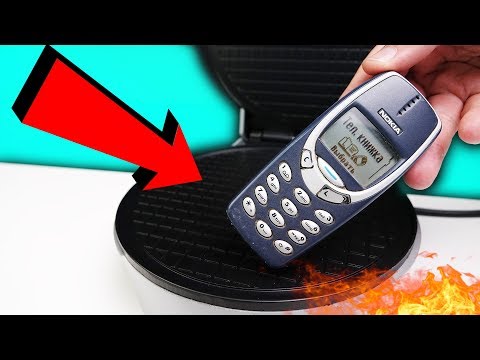 EXPERIMENT: NOKIA 3310 VS WAFFLE IRON!!! You Won't Believe It!!! Video