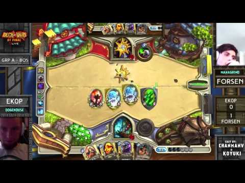 Deck Wars Season 1 Finals Day 2: Ek0p vs Forsen G2 (18.05.2014)