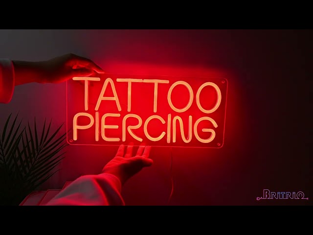 Vídeo relacionado con Tattoo Piercing Shop Illuminated Dual Color LED Enseigne Lumineuse Neon Sign Rouge et jaune 600 x 400mm st6s64-i0482-ry